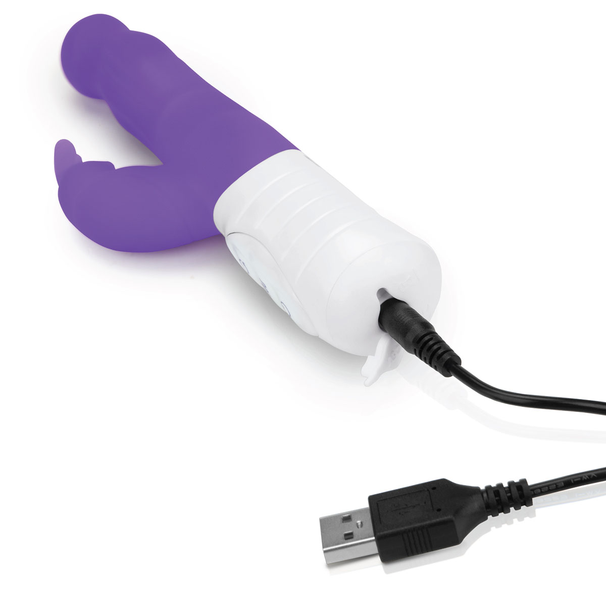 Rabbit Essentials Тонкий кролик-вибратор SLIM SHAFT RABBIT фиолетовый