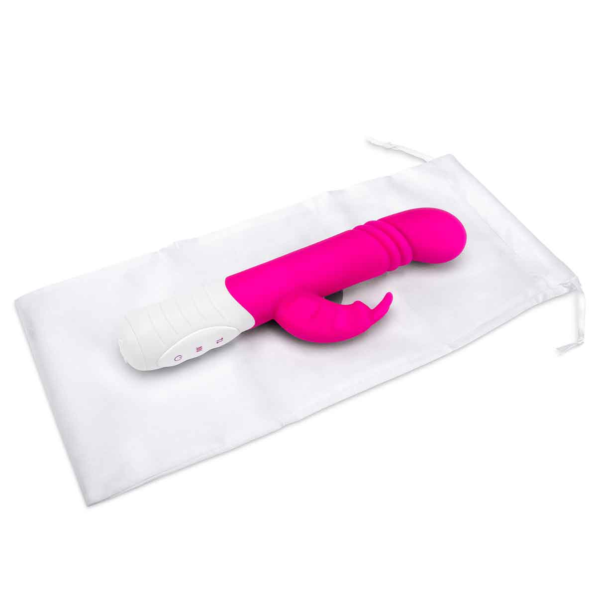 Rabbit Essentials Небольшой тонкий розовый массажер для G-точки SLIM SHAFT THRUSTING G-SPOT RABBIT