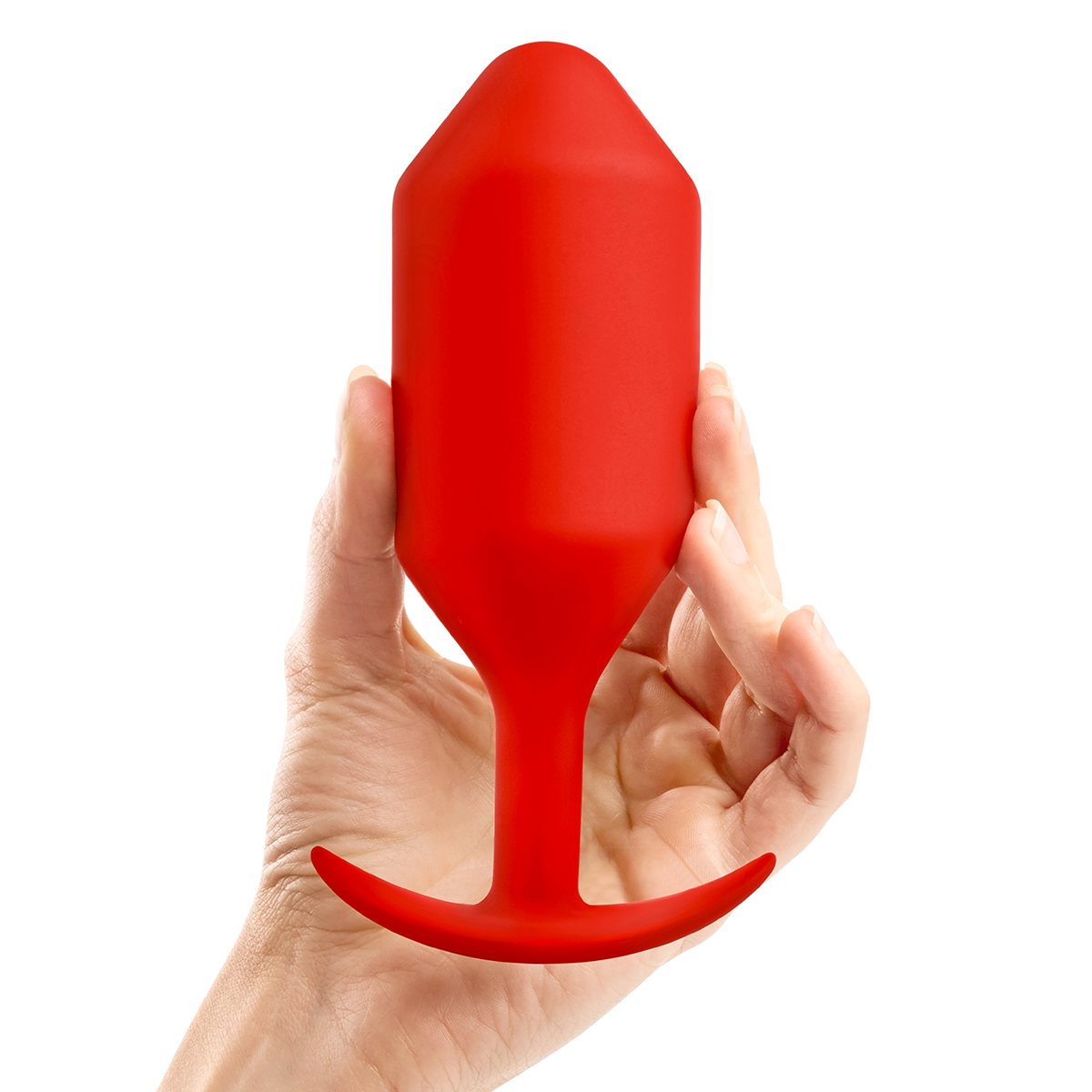 b-Vibe Профессиональная пробка для ношения B-vibe Snug Plug 6 красная