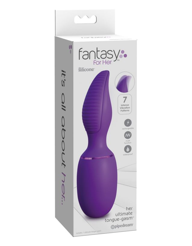 Вибро-язык для имитации интенсивных ласк Fantasy For Her Her Ultimate Tongue-Gasm