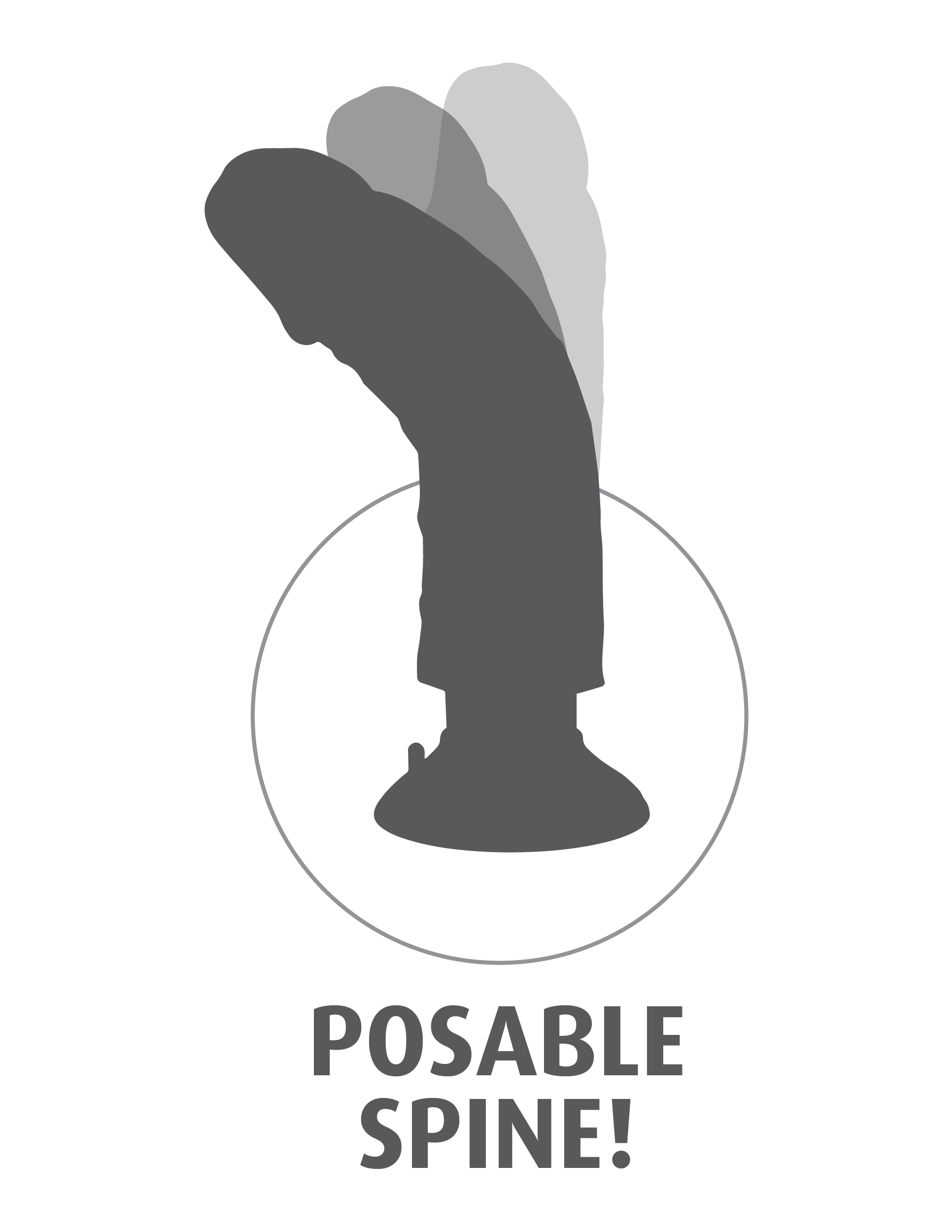 Вибромассажер 3в1 на съемной присоске 10 Vibrating Cock with Balls