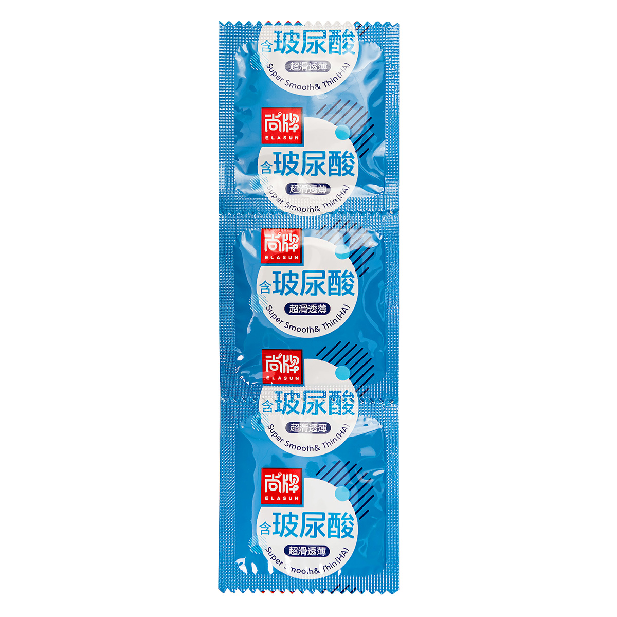 Elasun Ультрагладкие с гиалуроновой кислотой презервативы Elasun Ultra-thin and Smooth 1 уп (3 шт)
