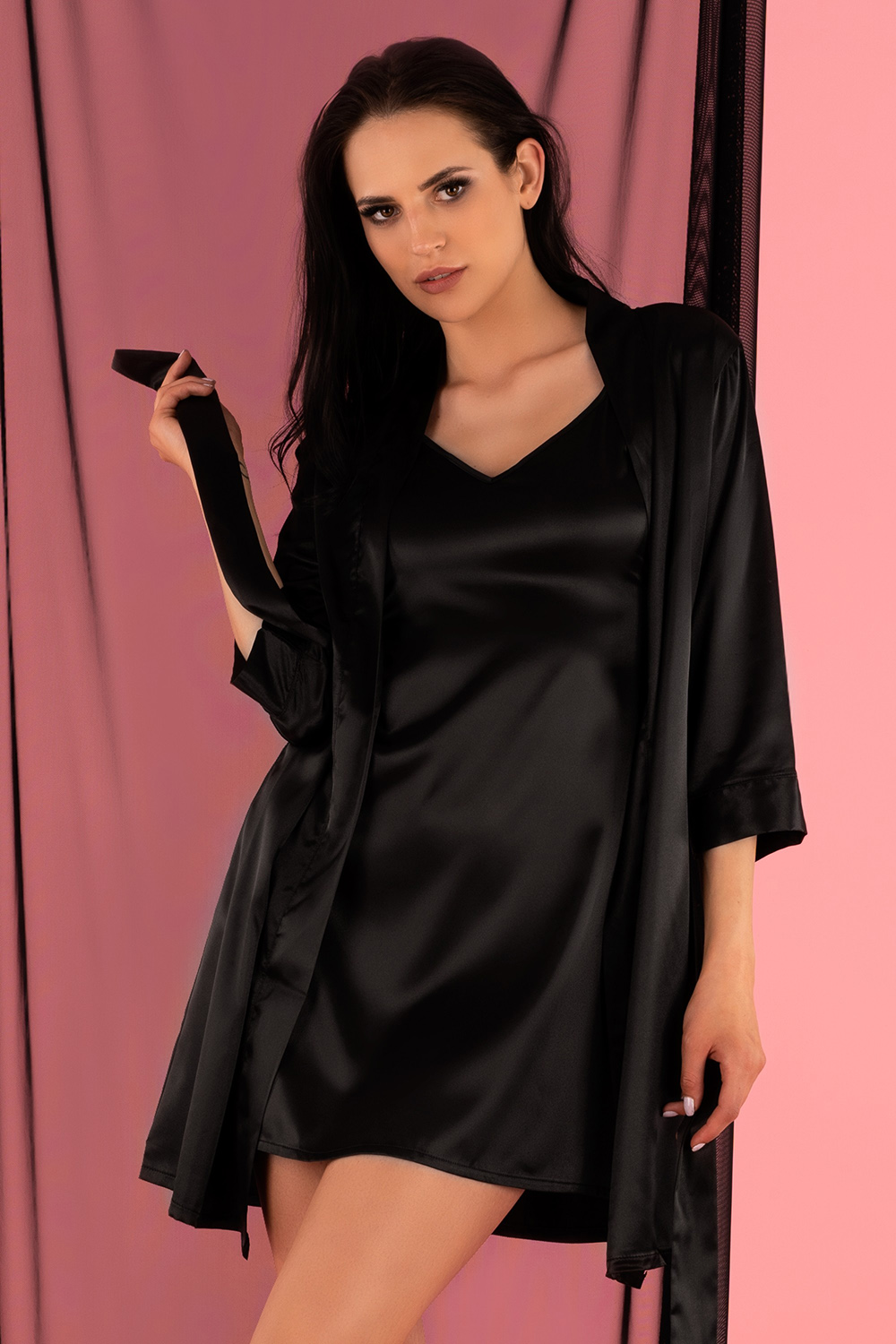 LC 90519 Mirdama koszula Black