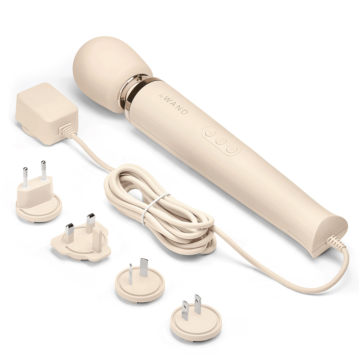 le WAND Кремовый проводной вибромассажер le WAND Cream с 10-ю скоростями