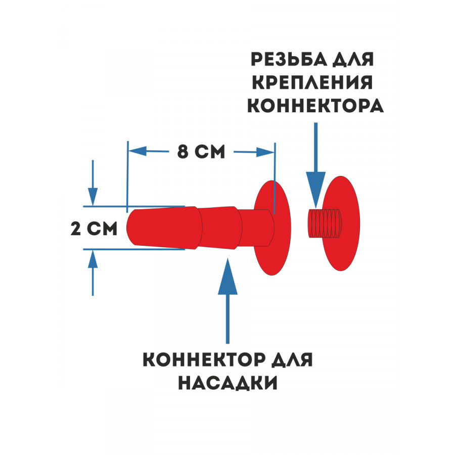 Страпон-система с ремнями Dual Peak