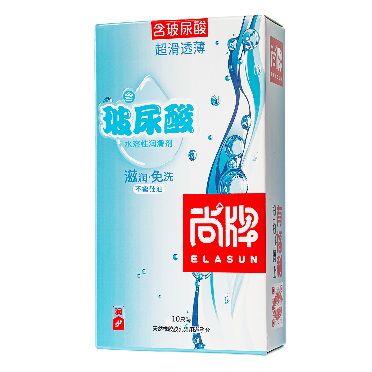 Elasun Ультрагладкие с гиалуроновой кислотой презервативы Elasun Ultra-thin and Smooth 1 уп (10 шт)