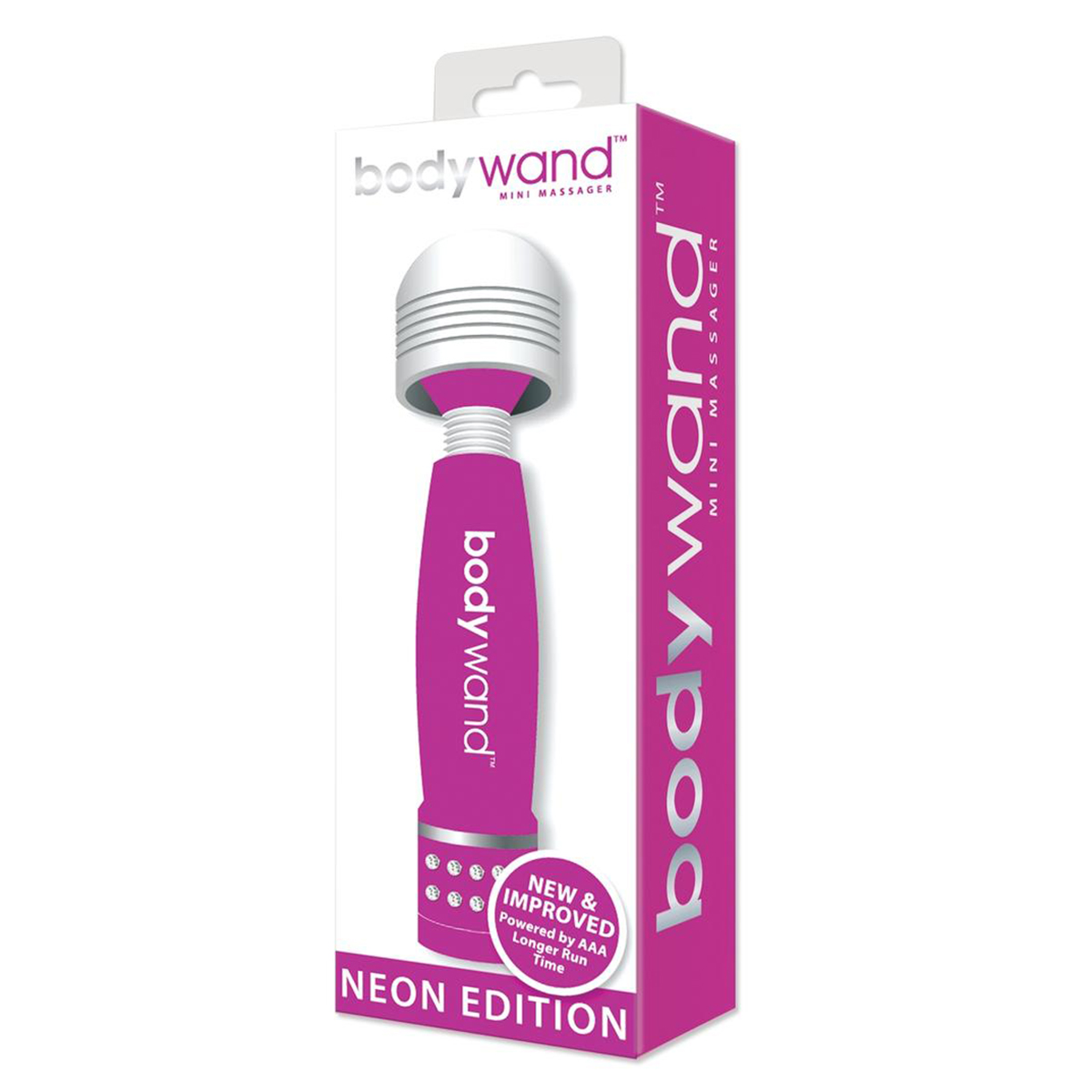BodyWand Фиолетовый мини-ванд с кристаллами Neon Edition