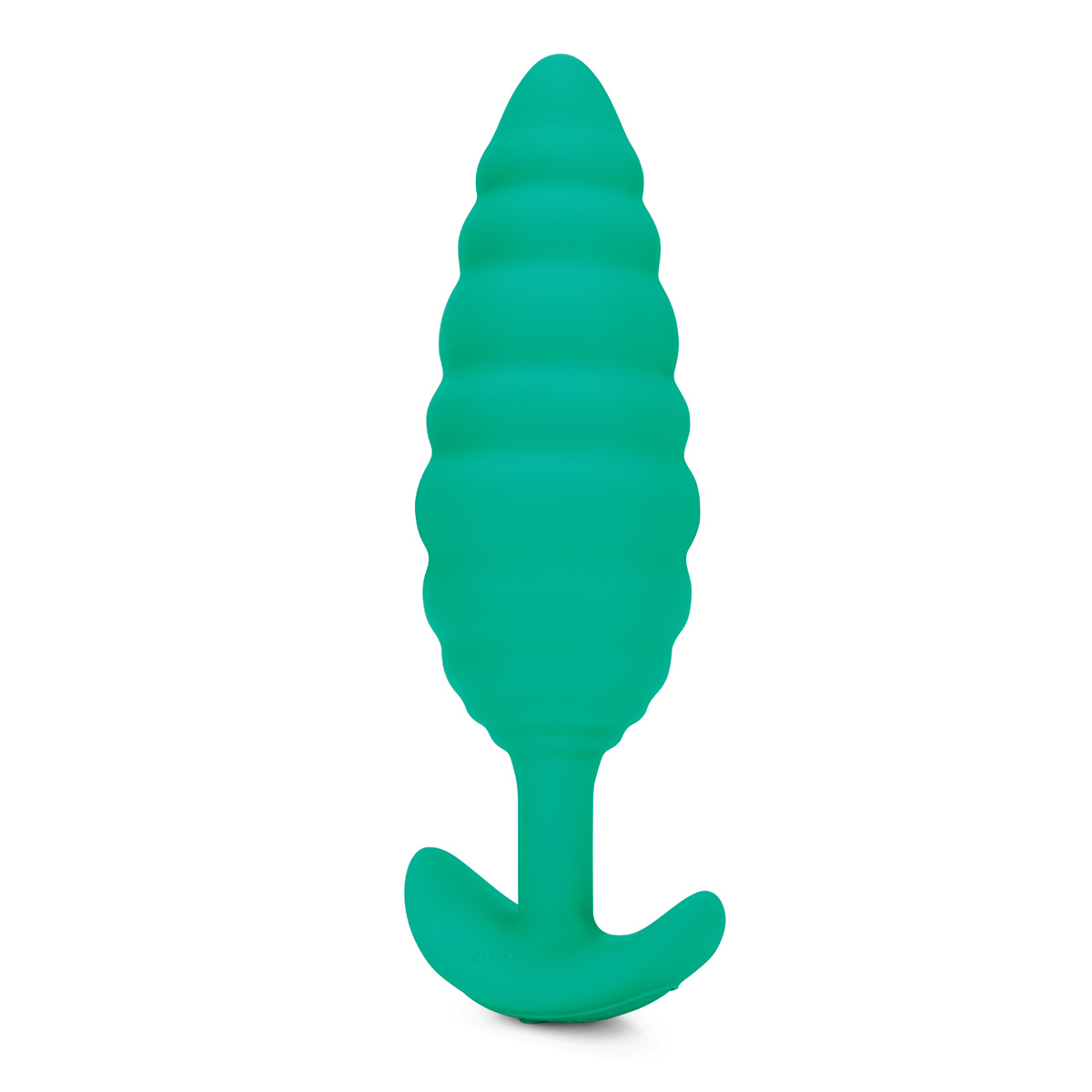 b-Vibe Ребристый текстурированный анальный плаг с вибрацией от b-Vibe Twist