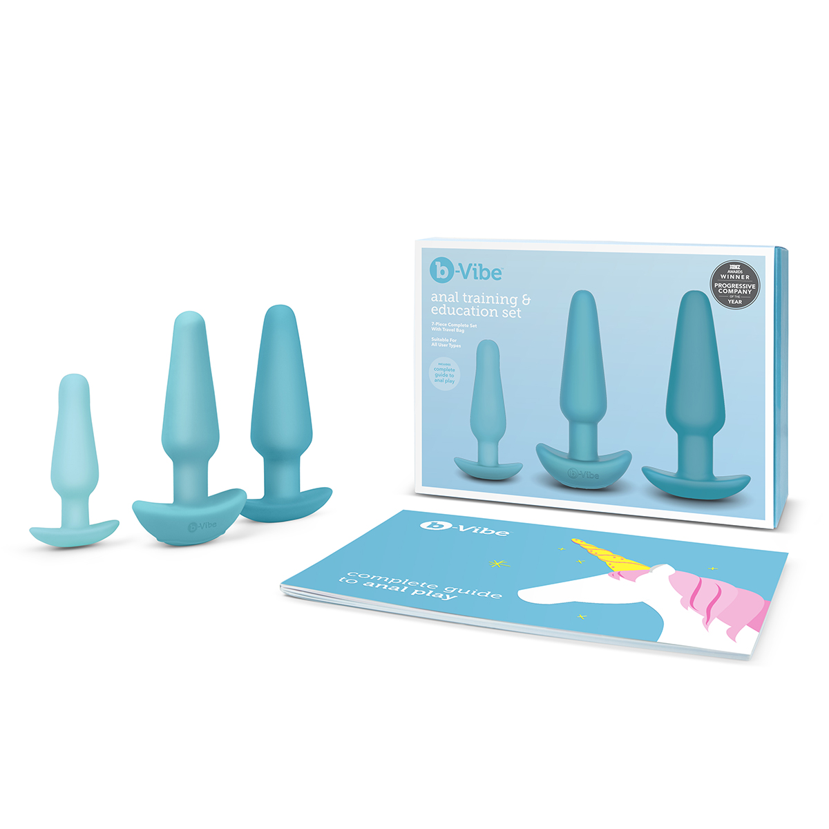 b-Vibe Набор для анального секса - подготовка и обучение B-Vibe Anal Education Set