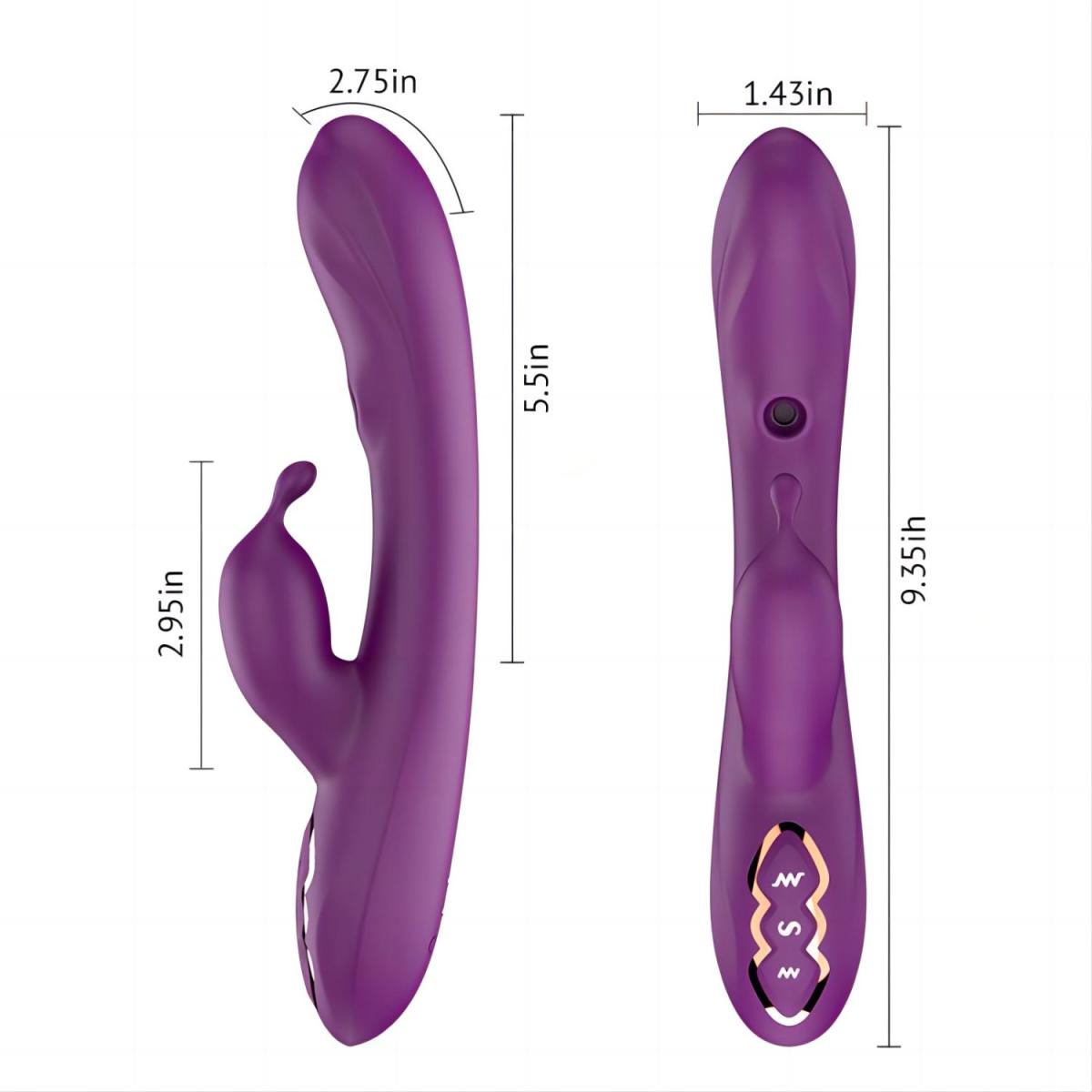 Tracy's Dog Вакуумный вибромассажер-кролик G Spot Alpha Rabbit Vibrator