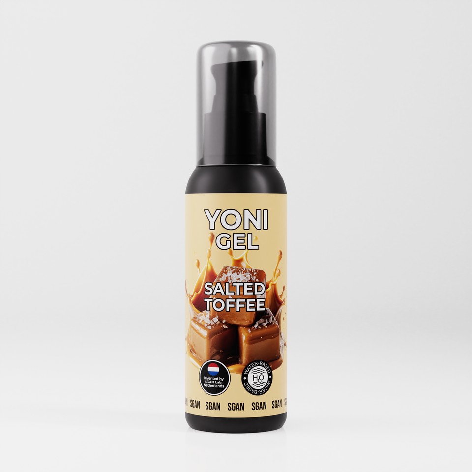 Лубрикант для орального секса SGAN YONI GEL со вкусом солёной карамели, 100 мл