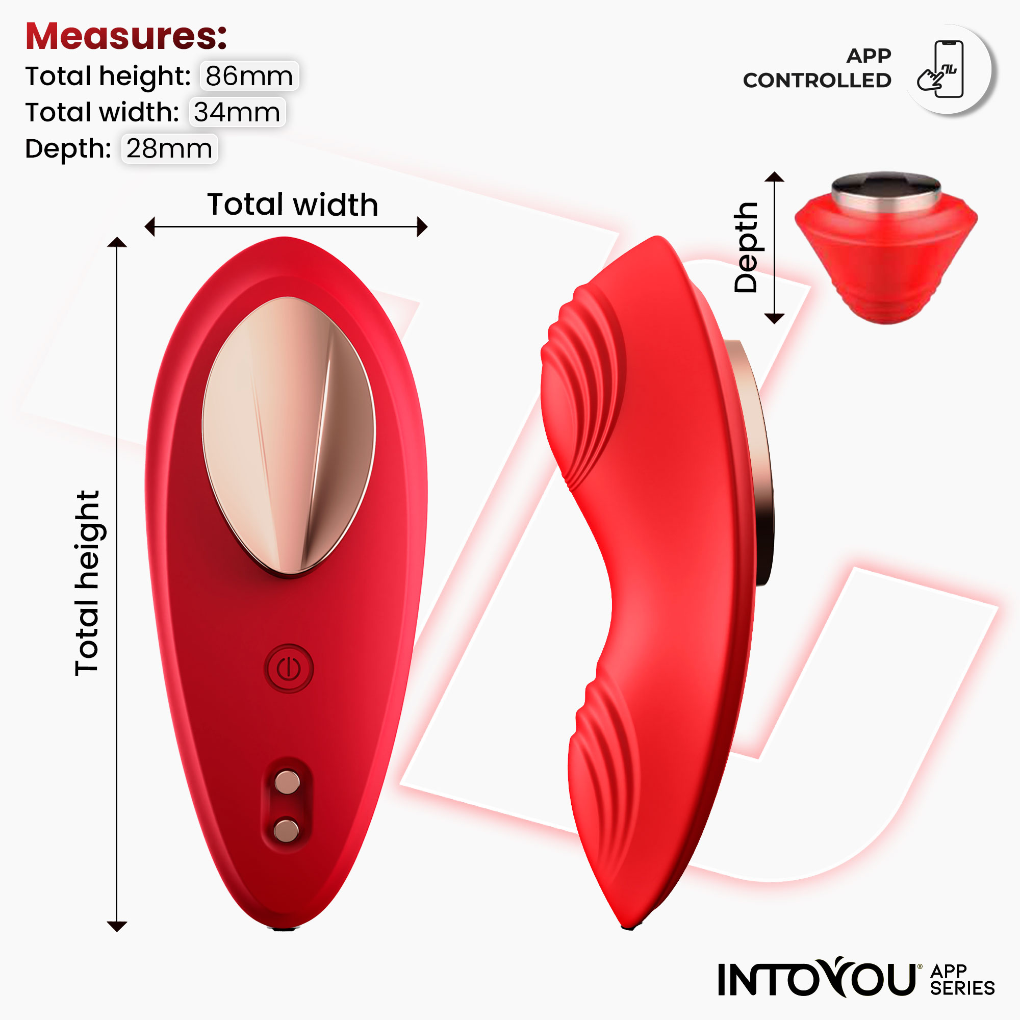 Интерактивный носимый вибростимулятор Panty Vibrator