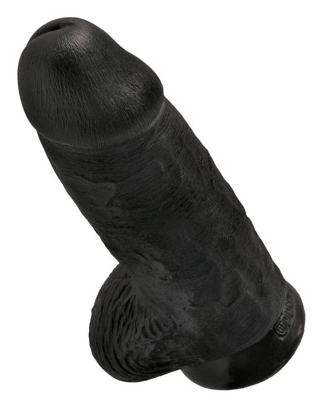 Фаллоимитатор реалистик утолщенный King Cock Chubby - Black