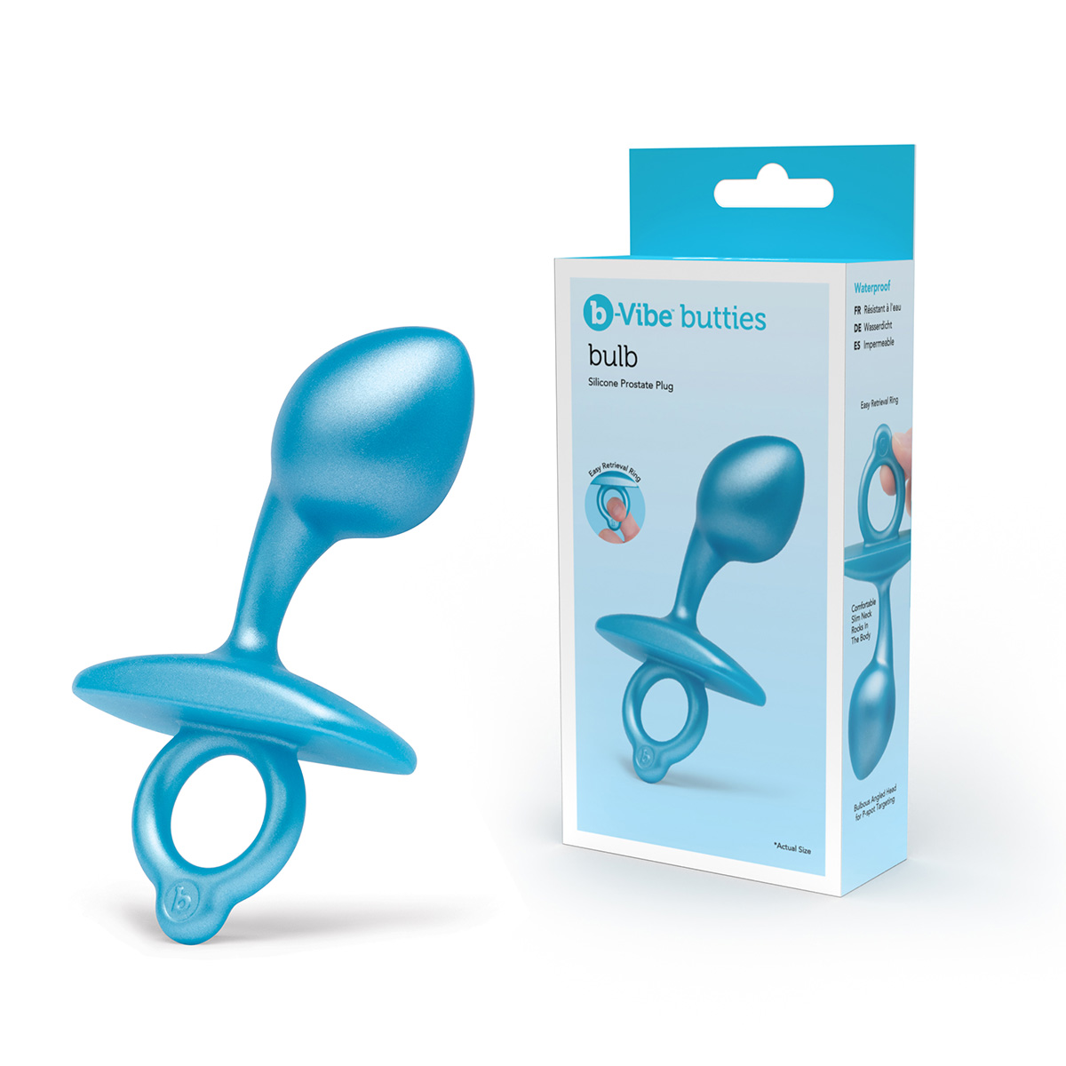b-Vibe Анальный плаг для простаты из силикона BULB PLUG