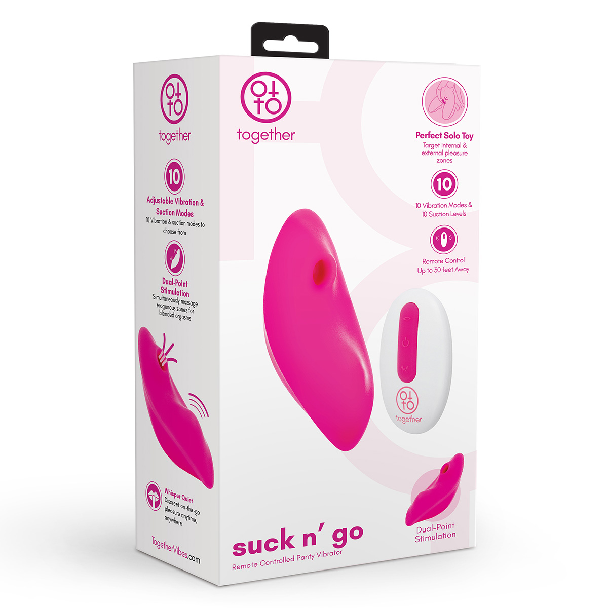 Together Toy Вибромассажер клиторальный Suck n' Go