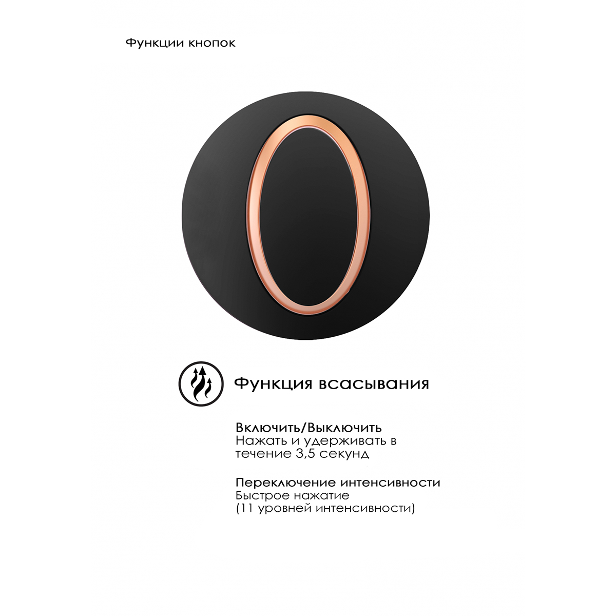 Irresistible Эргономичный женский массажер Irresistible Seductive Black