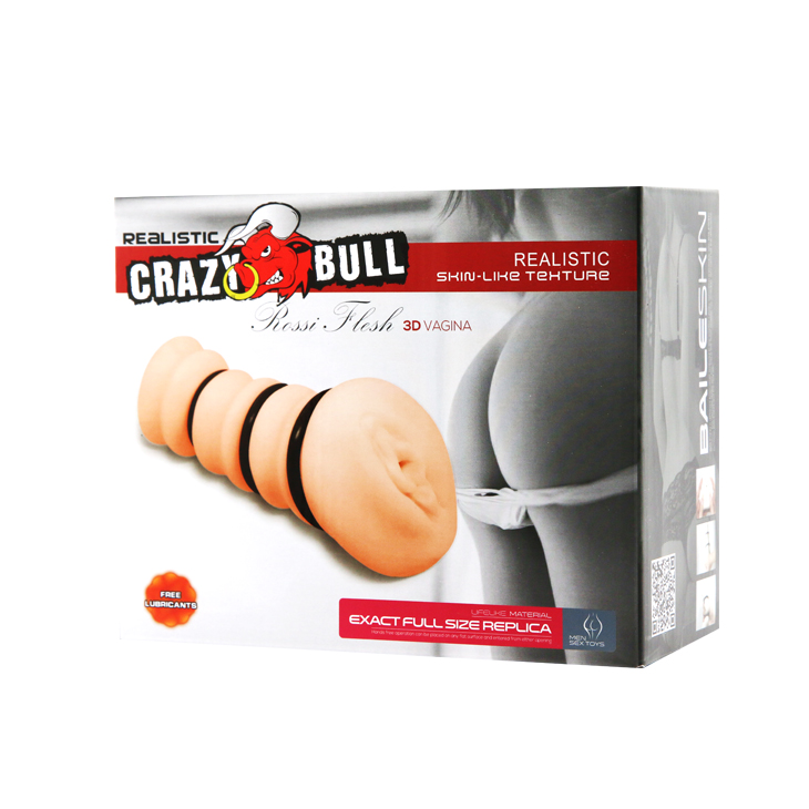 Crazy Bull Rossi Flesh 3D Мастурбатор вагина с утягивающими кольцами