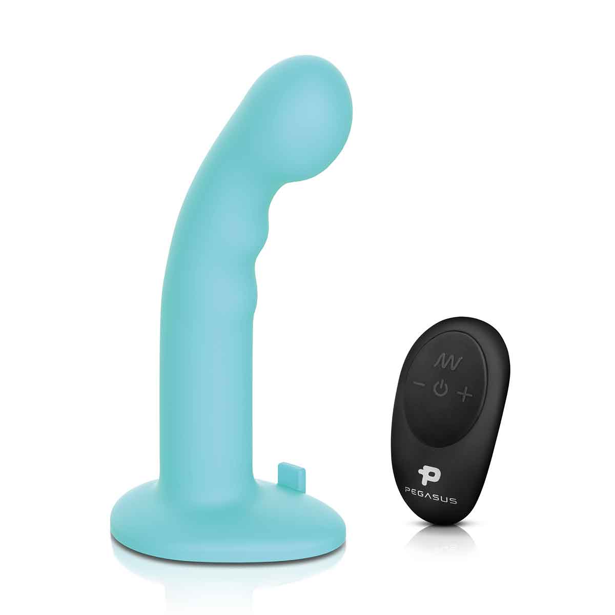 Pegasus Универсальный страпон с дистанционным управлением 6in Remote Control Ripple P-Spot G-Spot бирюзовый
