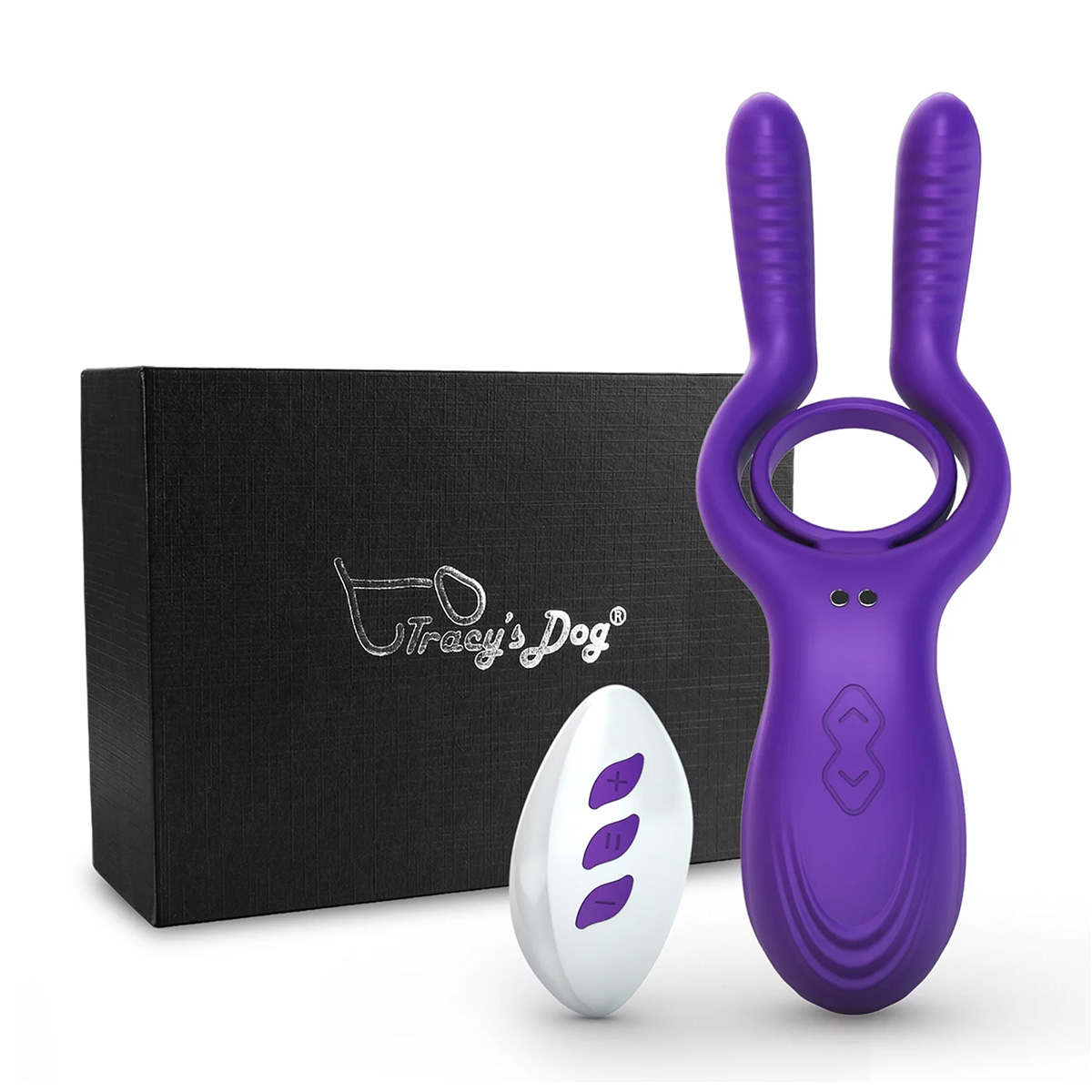 Tracy's Dog Кольцо на пенис на дистанционном пульте управления Remote Control Vibrating Penis Ring