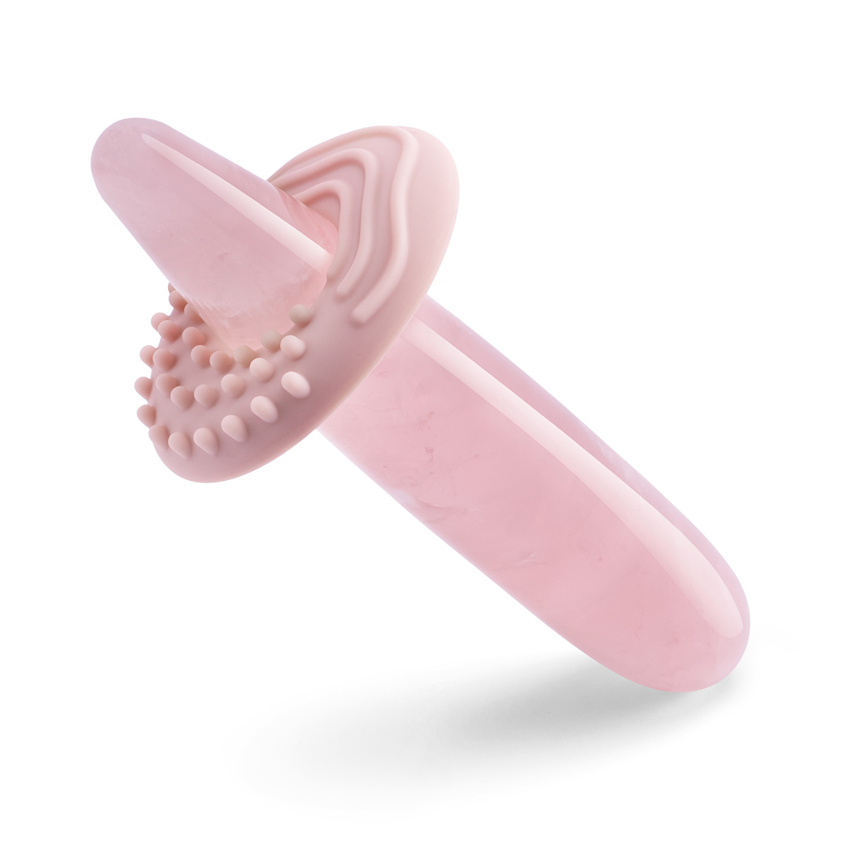 le WAND Массажер тонкий le WAND Crystal Slim Wand розовый кварц