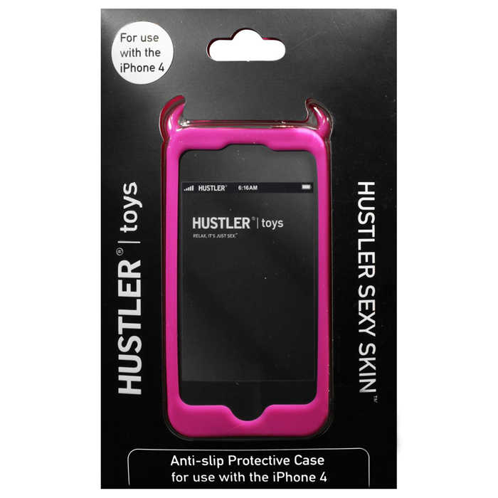 Hustler Lingerie Розовый чехол HUSTLER из силикона для iPhone 4, 4S