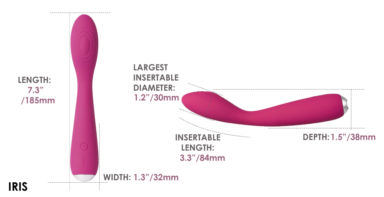 Iris Clitoral & G-spot Vibrator Идеальный вибромассажер для зоны G