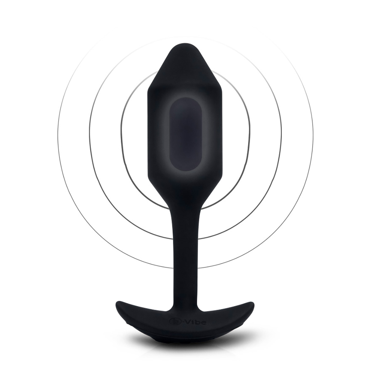 b-Vibe Профессиональная пробка для ношения с вибрацией черная B-Vibe Vibrating Snug Plug 2